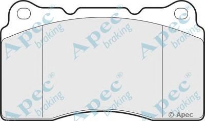 APEC BRAKING pad1370 -  Комплект тормозных колодок, дисковый тормоз